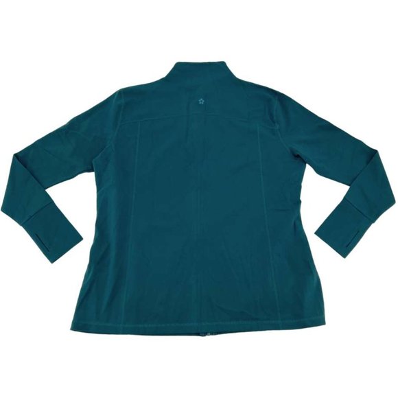 Tuff Veda Women's Yoga Jacket | Full-Zip | Dark Green | Various Sizes **NEW - Picture 2 of 3